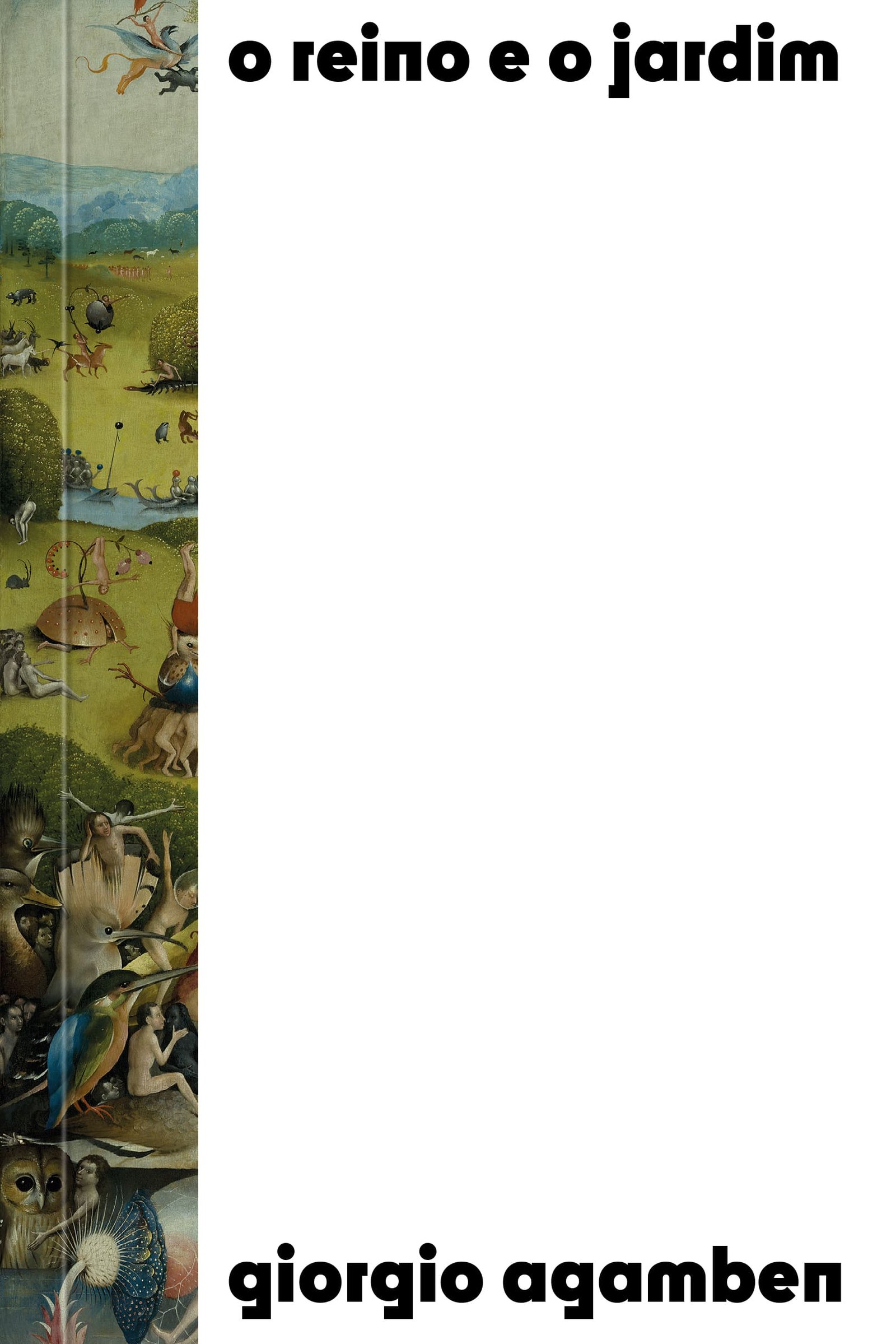 Capa de O reino e o jardim, de Giorgio Agamben