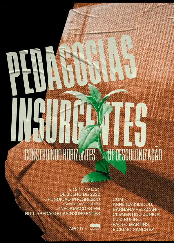 Cartaz animado do curso Pedagogias Insurgentes